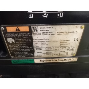 Hyster H4.5FT6 Stivuitor diesel 4.50T 4.00M 2007  AE20892