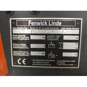 Linde H14D Дизелов мотокар 1.40T 3.85M 2009  AD97978