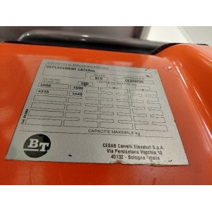 Bt C3E150R Stivuitor electric 1.50T 4.28M 2009  AF15225