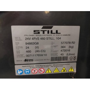 Still RX 50-10C Stivuitor electric 1.00T 3.00M 2016  AE54341