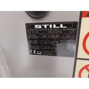 Still RX 20-18 Electric forklift 1.80T 4.76M 2014  03783A