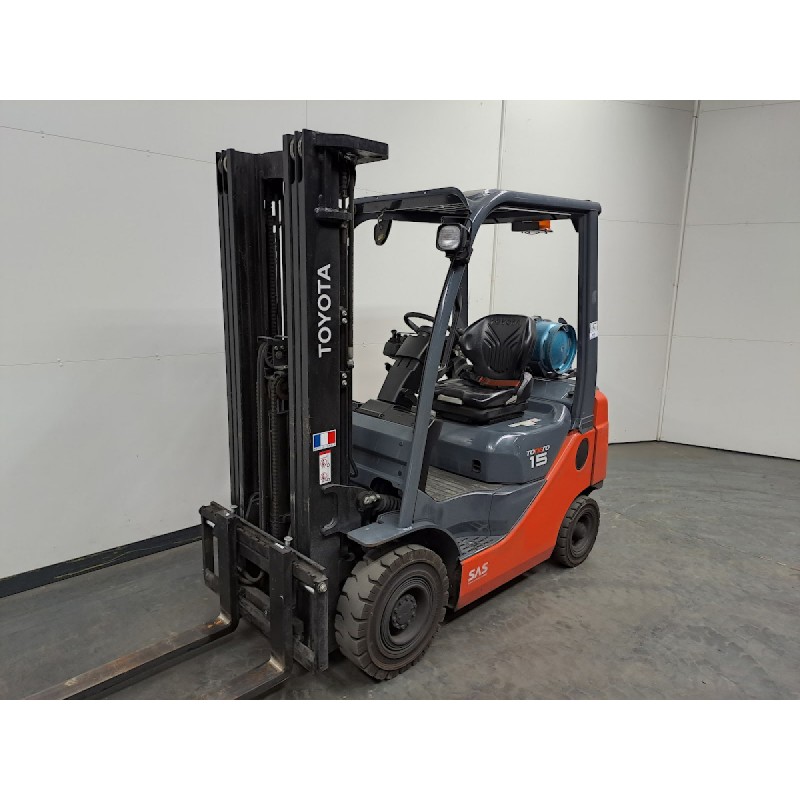 Toyota 02-8FGF15 Мотокар за LPG 1.50T 4.70M 2017  4934GE