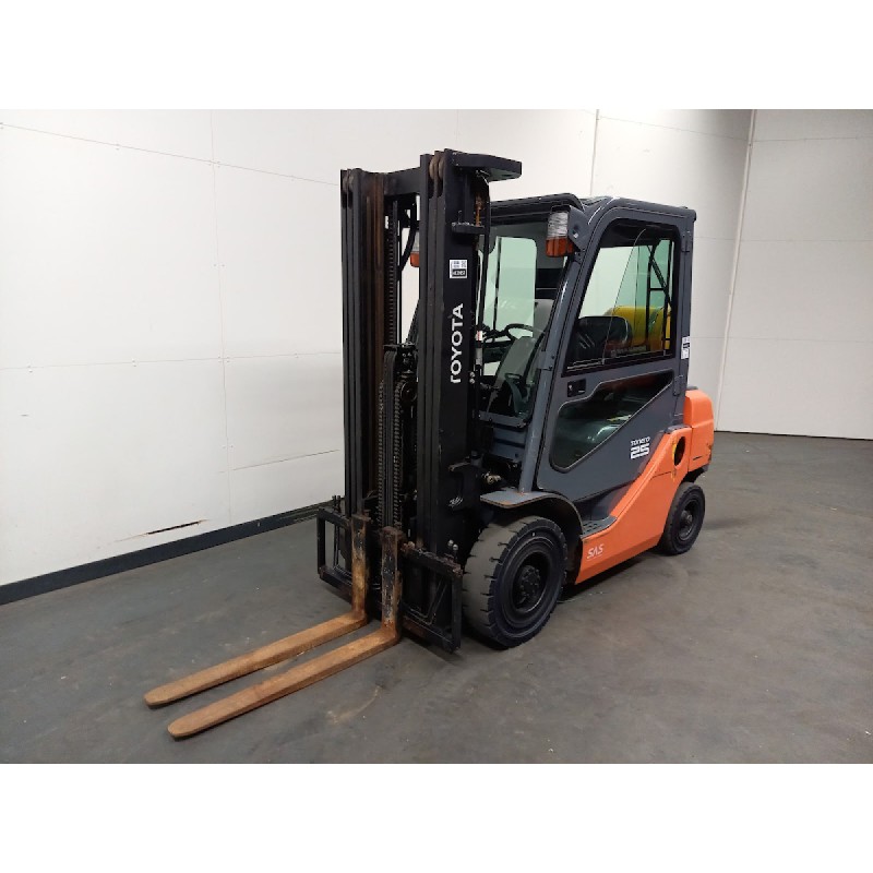 Toyota 02-8FGF25 LPG forklift 2.50T 4.70M 2018  AC29957