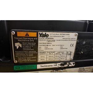 Yale GLP16VX LPG forklift 1.60T 3.83M 2011  AB94677