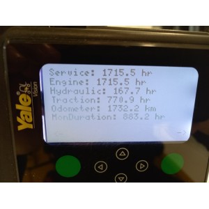 Yale GLP25VX Мотокар за LPG 2.50T 3.30M 2015  AD79922