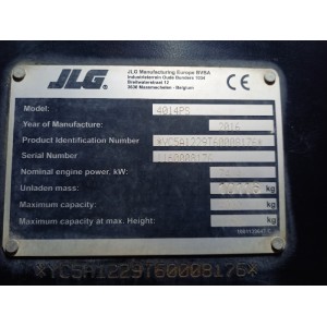 Jlg 4014PS Stivuitor telescopic 4.00T 2016  11511A