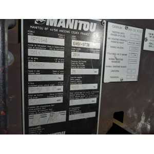 Manitou MRT1840 EASY ST3B Stivuitor telescopic 4.00T 2014  04430A