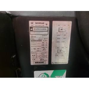 Caterpillar NSR12N Transpaleta electrica cu catarg 1.20T 5.90M 2013  AD87101