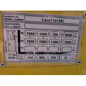 Hyster R1.6H Reach Truck 1.60T 8.50M 2013  4741GE
