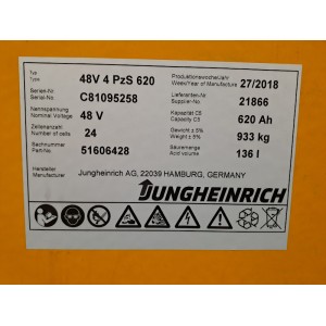 Jungheinrich ETV 110 Reach Truck 1.00T 6.24M 2007  AA88171