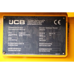 940-4 t4 JCB Дизелов мотокар 4.00T 5.50M 2019  NU17