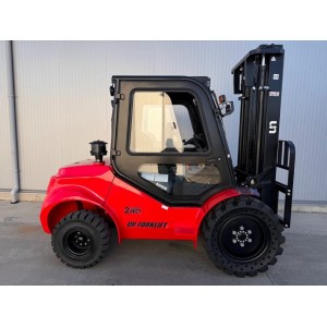 FORKLIFT UN FD35- DNJM1 Stivuitor Teren Accidentat 4WD 3.5T Nou
