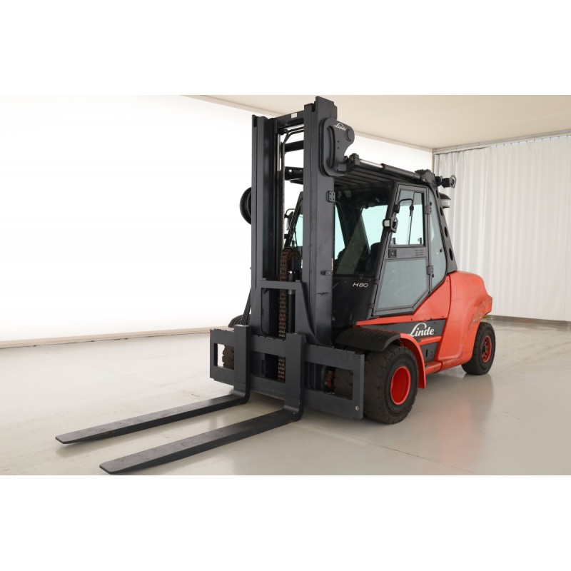 Linde H-80-D-02-1100 Diesel forklift 8.00T 5.70M 2015  B175451