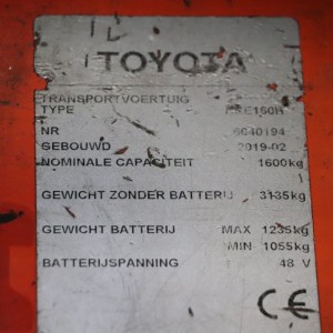 Rre160h BT Reach Truck 1.60T 10.50M 2019  OD40