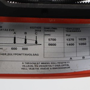 Rre140 BT Reach Truck 1.40T 5.70M 2014  OH84