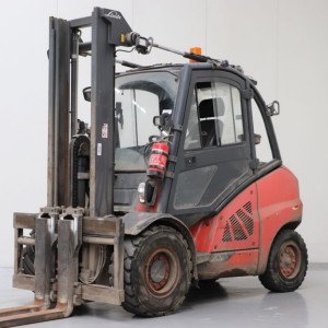 H50d-02 LINDE Diesel forklift 5.00T 3.73M 2018  OH20