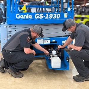 Service, repair, and maintenance for aerial platforms