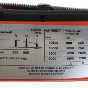 BT RRE160 Produs 1.60T 10.50M 2014 WOD48