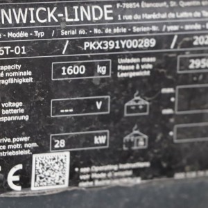 LINDE H16T-01 Produs 1.60T 4.62M 2021 QOJ16