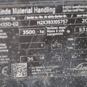 LINDE H35D-02 Produs 3.50T 3.71M 2018 JOJ35