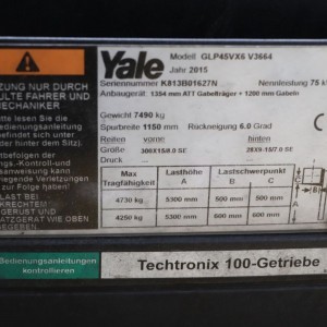 YALE GLP45VX6 Produs 4.50T 5.30M 2015 VNO47
