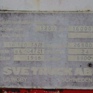 SVETRUCK 16-120 38/8 Produs 16.00T 8.70M 1986 LNX37
