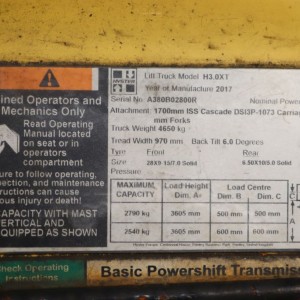 Hyster H3.0XT Produs 3.00T 3.60M 2017 IOJ86