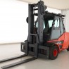 LINDE H-80-D-02-1100 (396) Stivuitor diesel 8.00T 5.70M 2015 D175451