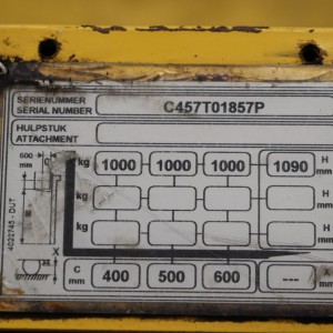 Hyster K1.0L AC Transpaleta electrica  1.00T 1.09M 2016 JOL35