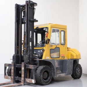 TCM FD70-2 Stivuitor diesel 7.00T 4.45M 2013 GNM58