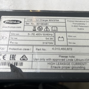 LINDE E-80-900 (1279) Stivuitor electric 8.00T 5.45M 2018 O172654