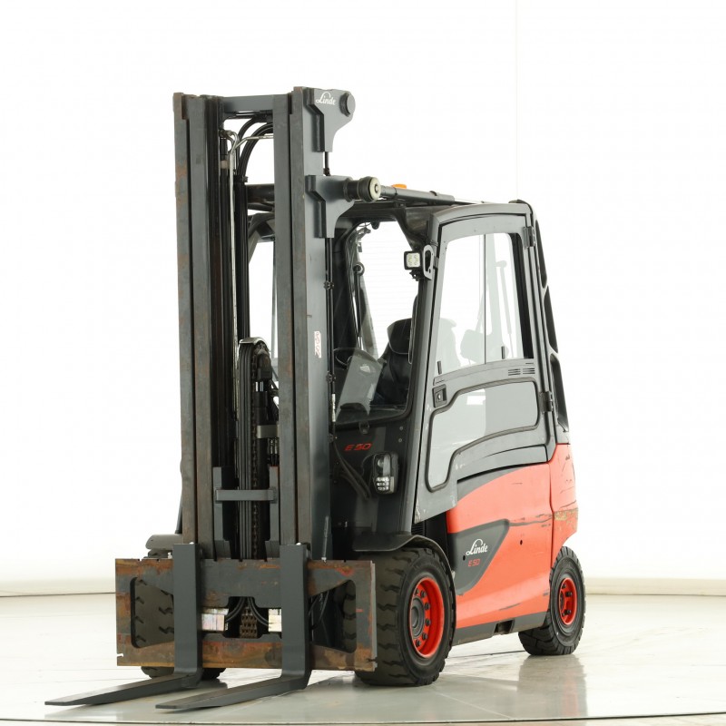 LINDE E-50-HL-01-600 (388) Electric forklift 5.00T 5.56M 2020 D173631