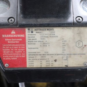 Hyster H2.50XL Stivuitor diesel 2.50T 3.80M 1992 MOM64